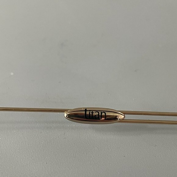 SILHOUETTE 7436 20 6067 Titanium Gold Rimless EYEGLASSES FRAMES - Picture 7 of 9